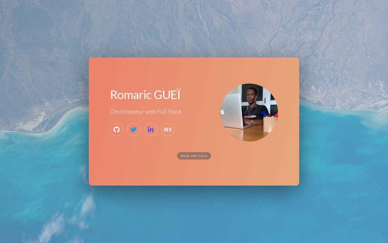 Carrd profile picture for @romaric
